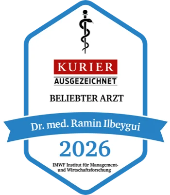 Gütesiegel Kurier: Dr. Ramin Ilbeygui, ausgezeichneter und beliebter Arzt 2026